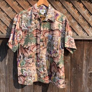 Vintage Duke Kahananoku Hawaiian men’s shirt
